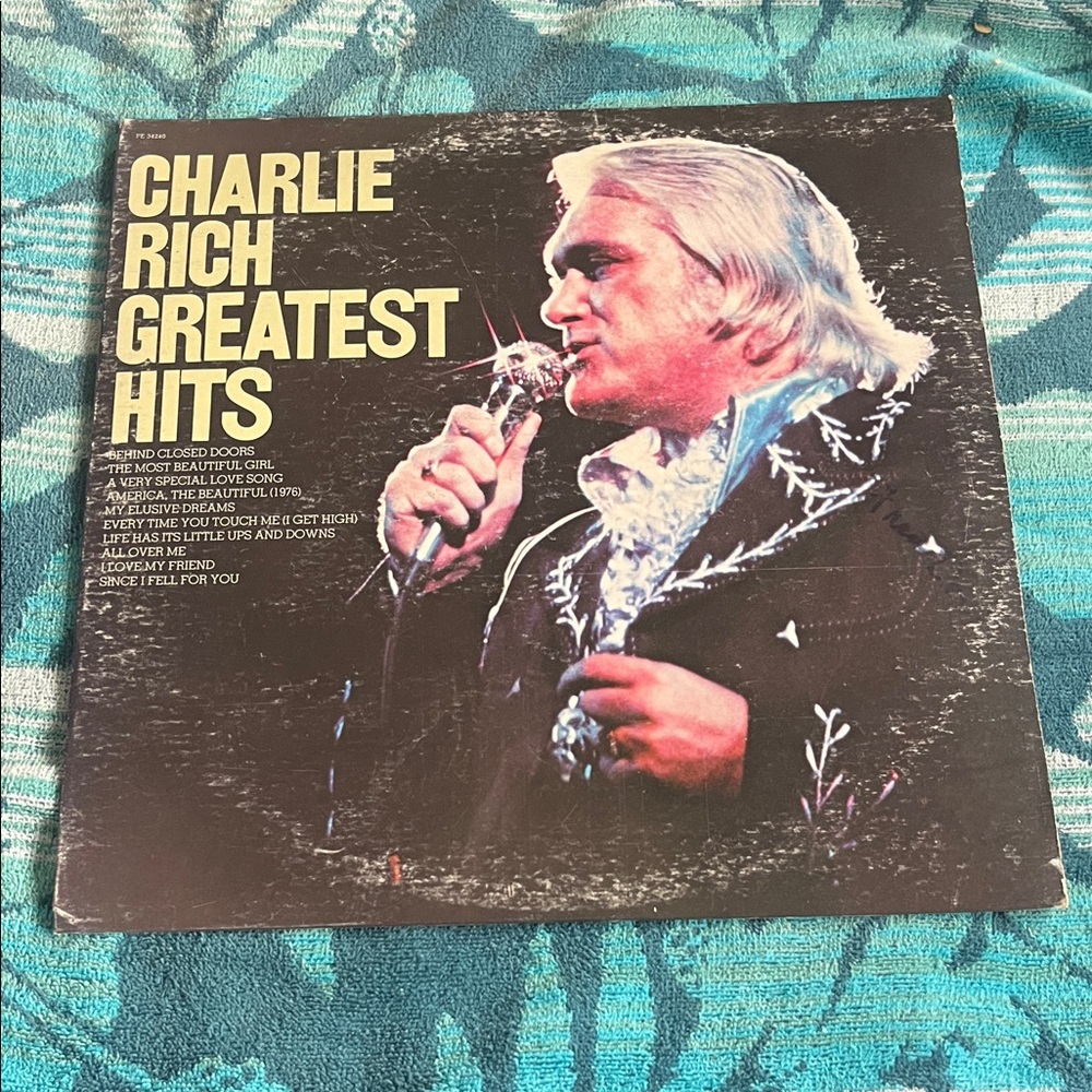 Charlie Rich Greatest Hits Vinyl Record